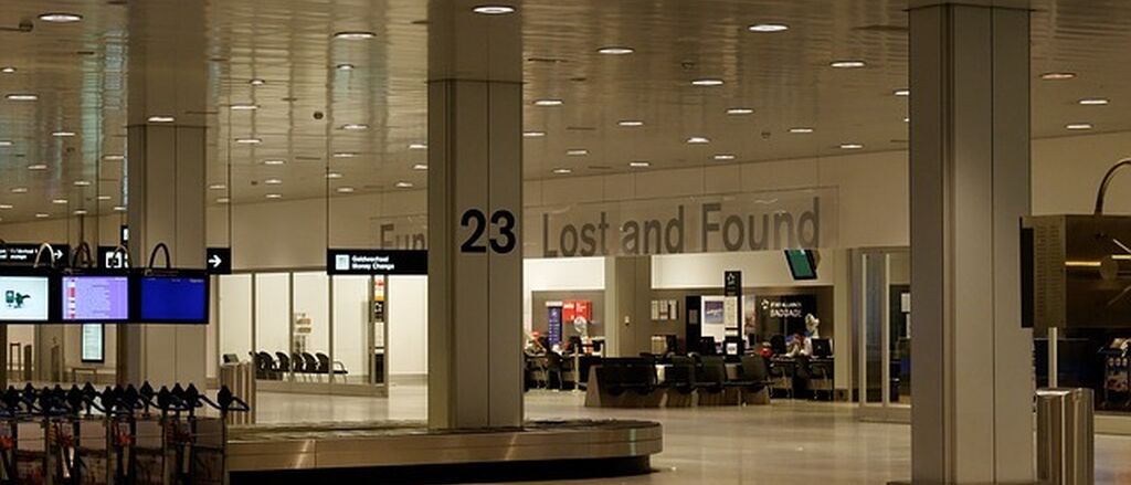 Airport lost luggage