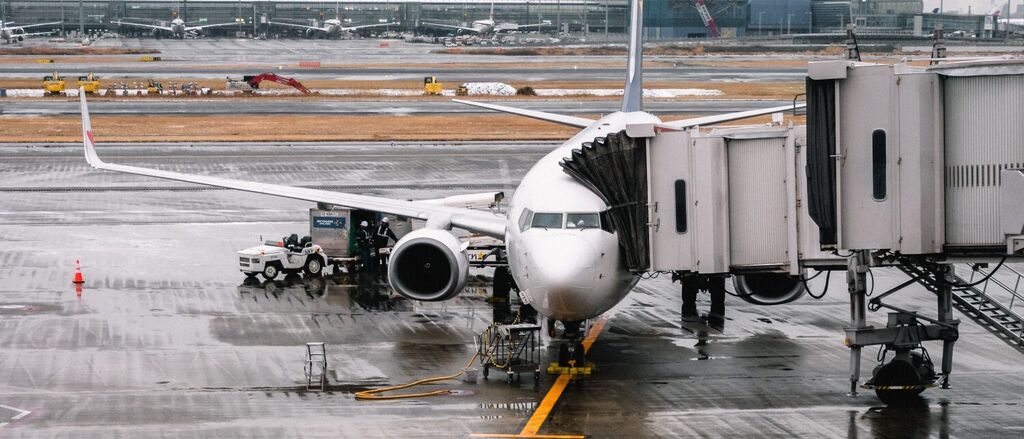 Aeroplane after the rain aircraft 1928064