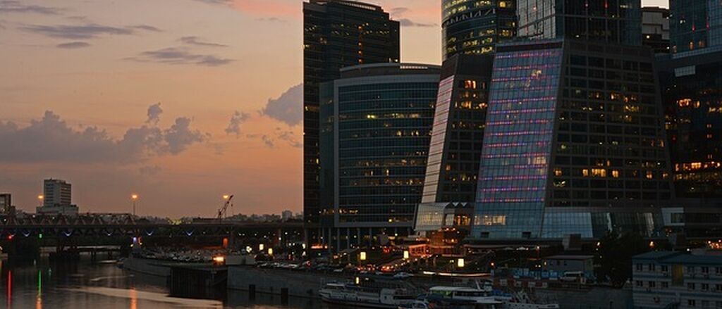 City moscow skyscrapers