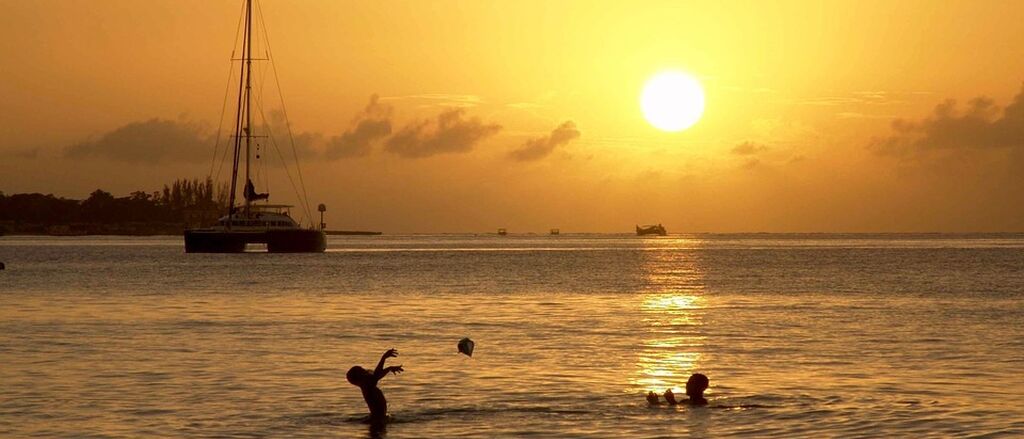 Jamaica sunset beach